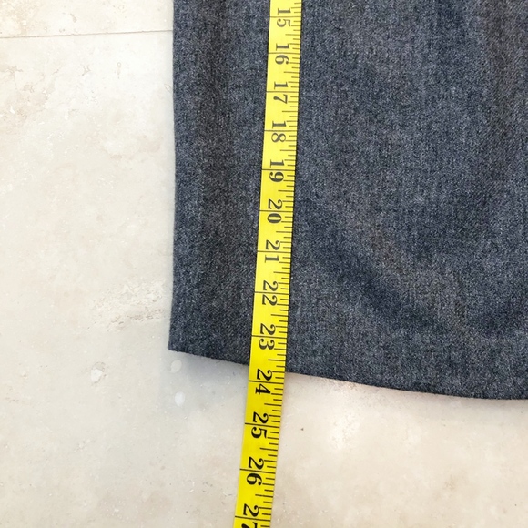 Toby 100% wool grey career/work skirt sz 12 - Picture 7 of 8